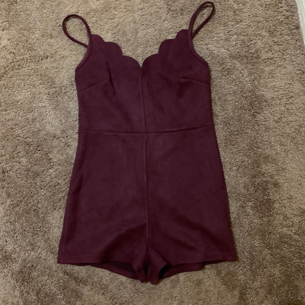 Ladies  Wine Colored Romper